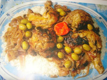 RECETTE  YASSA AU POULET